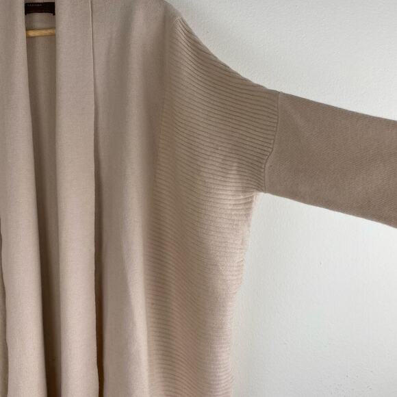 Kerisma Mercer Open Cardigan Sweater Size S/M Beige Ecru Angora Casual Staple - Picture 7 of 13